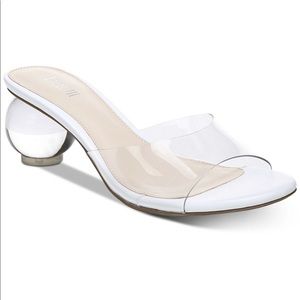 BAR III CALLYP VINYL SM, SIZE 9, WHITE/CLEAR.